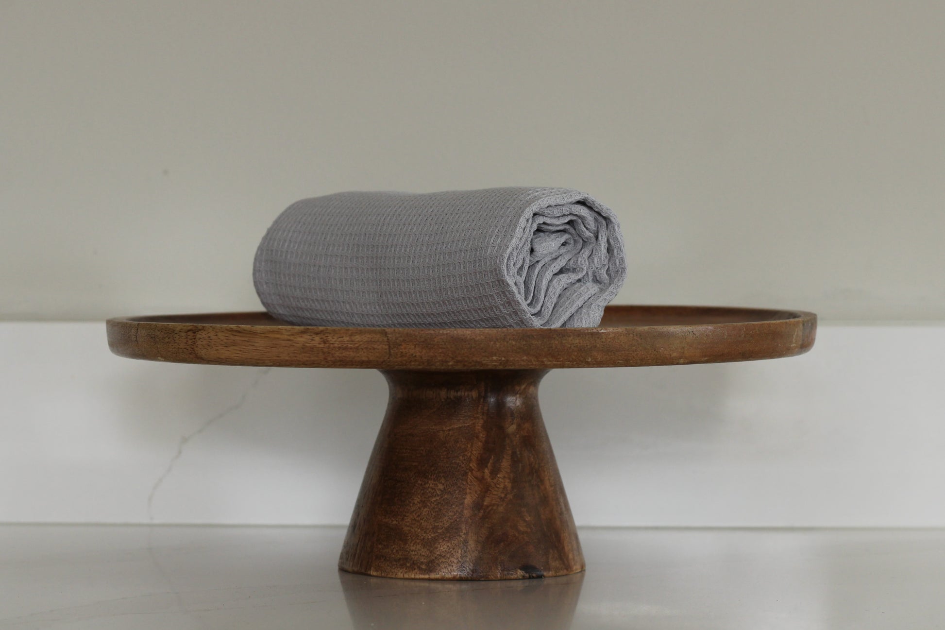 Pale Grey Waffle Tea Towel 42 x 63cm