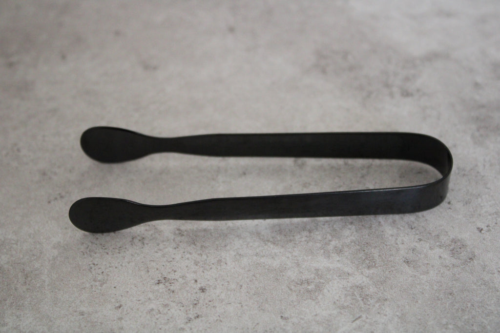 Black Small Stainless Steel Serving Tongs - 11cm BSST11