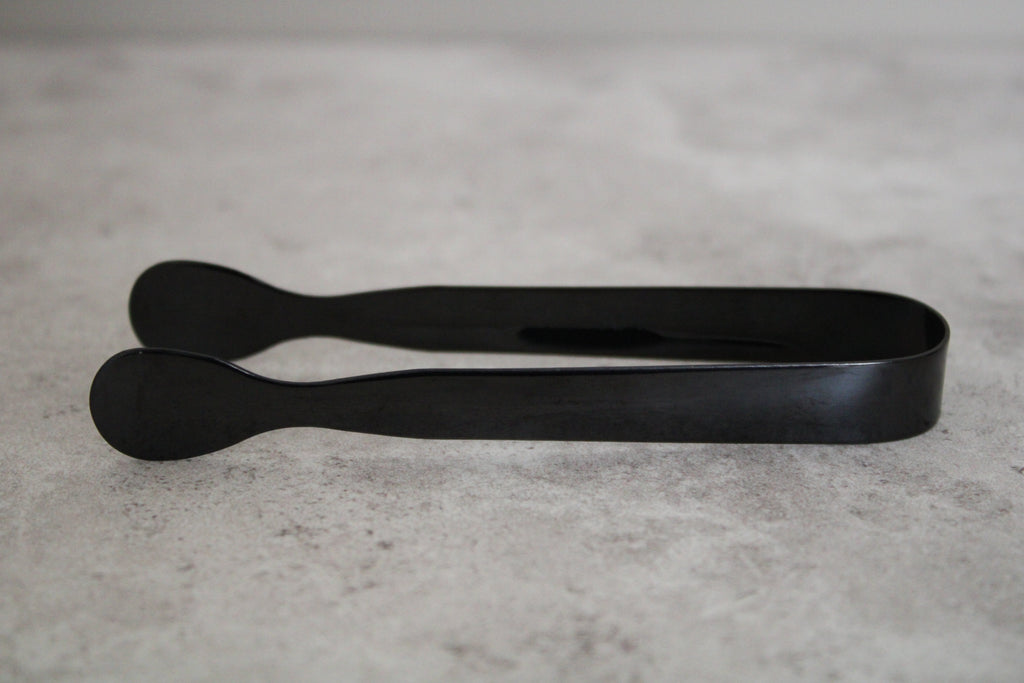 Black Small Stainless Steel Serving Tongs - 11cm BSST11