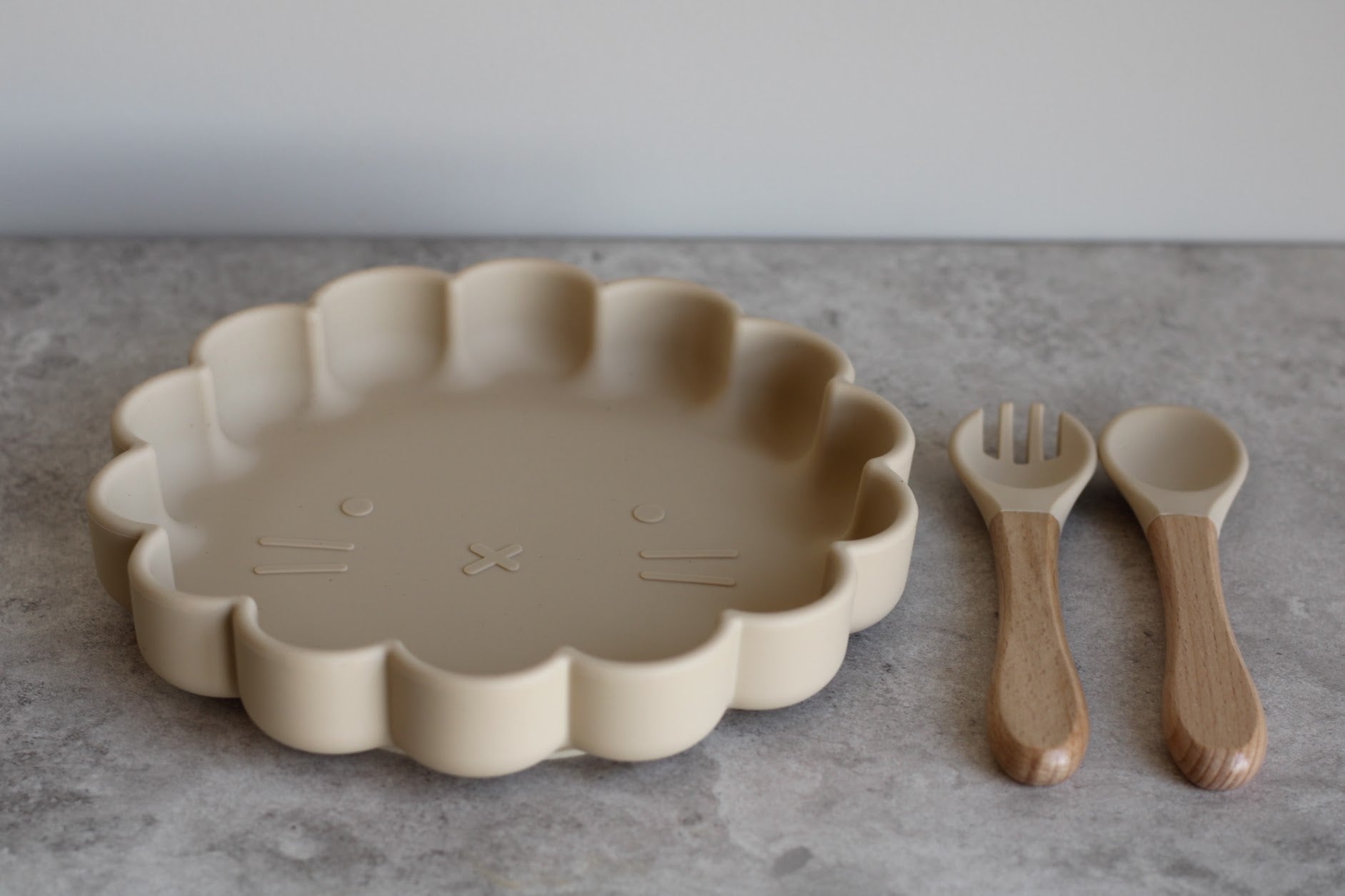 Biscuit Children's 3 piece suction plate set