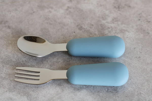 Blue 2 Piece Children's Cutlery Set