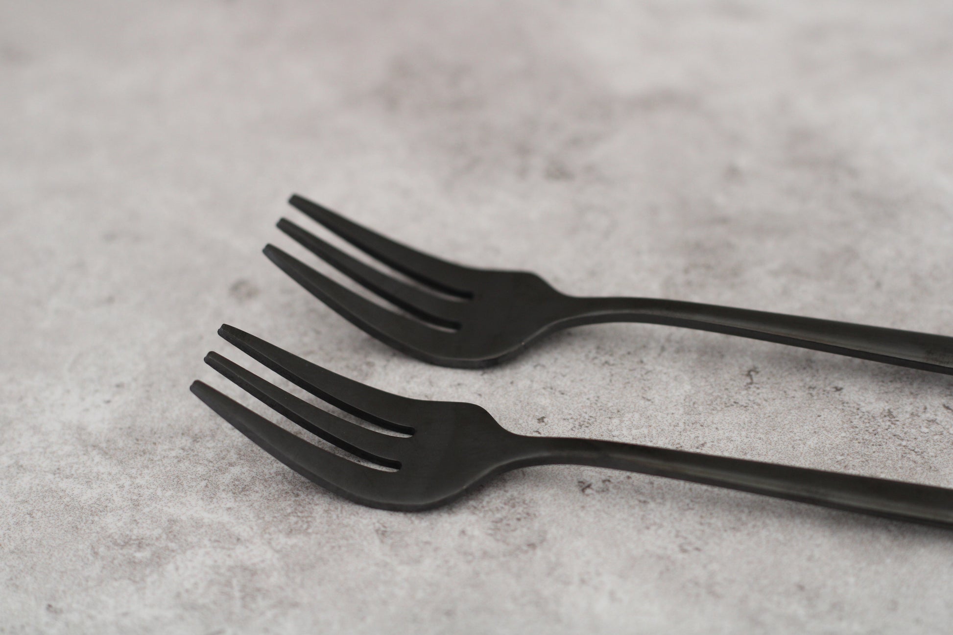Black Snack Forks - 13cm set of 2
