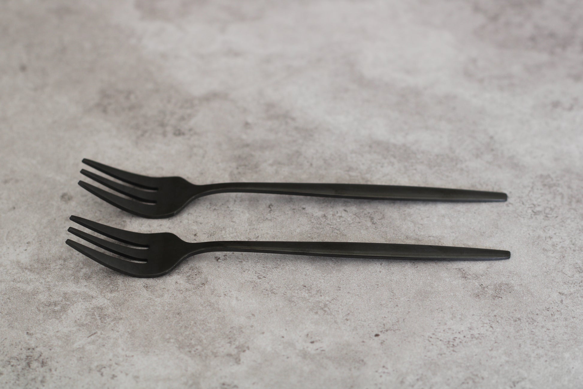 Black Snack Forks - 13cm set of 2