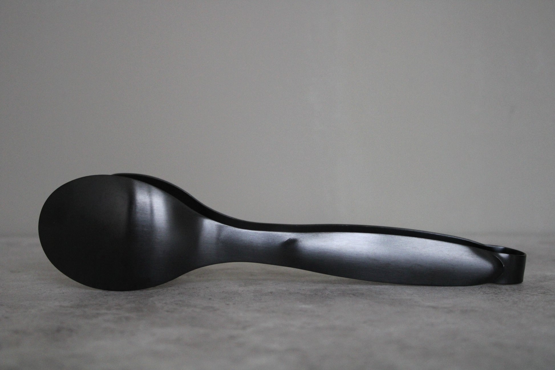 Black Stainless Steel Serving Tongs - 20cm