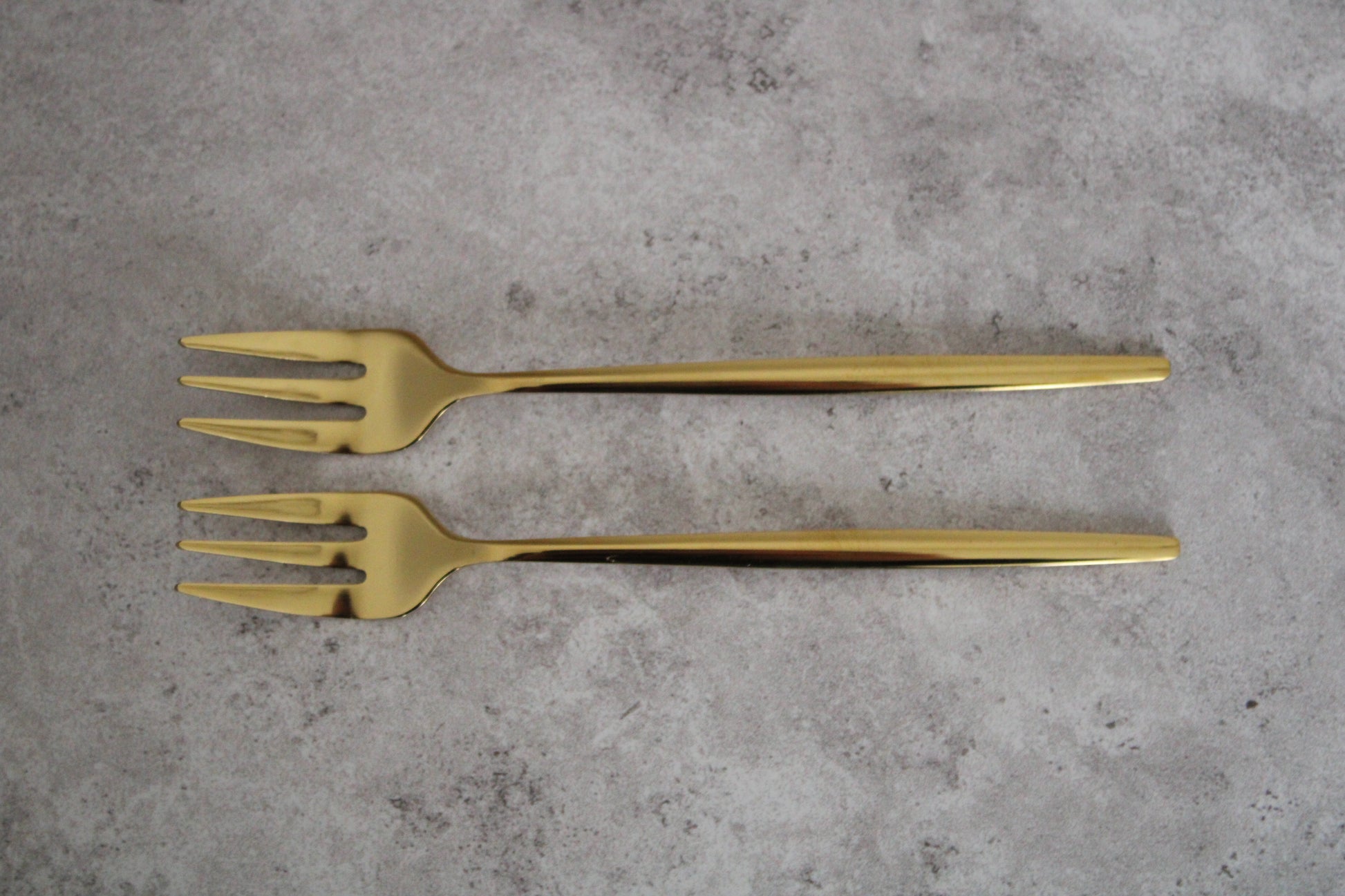 Gold Snack Forks - 13cm set of 2