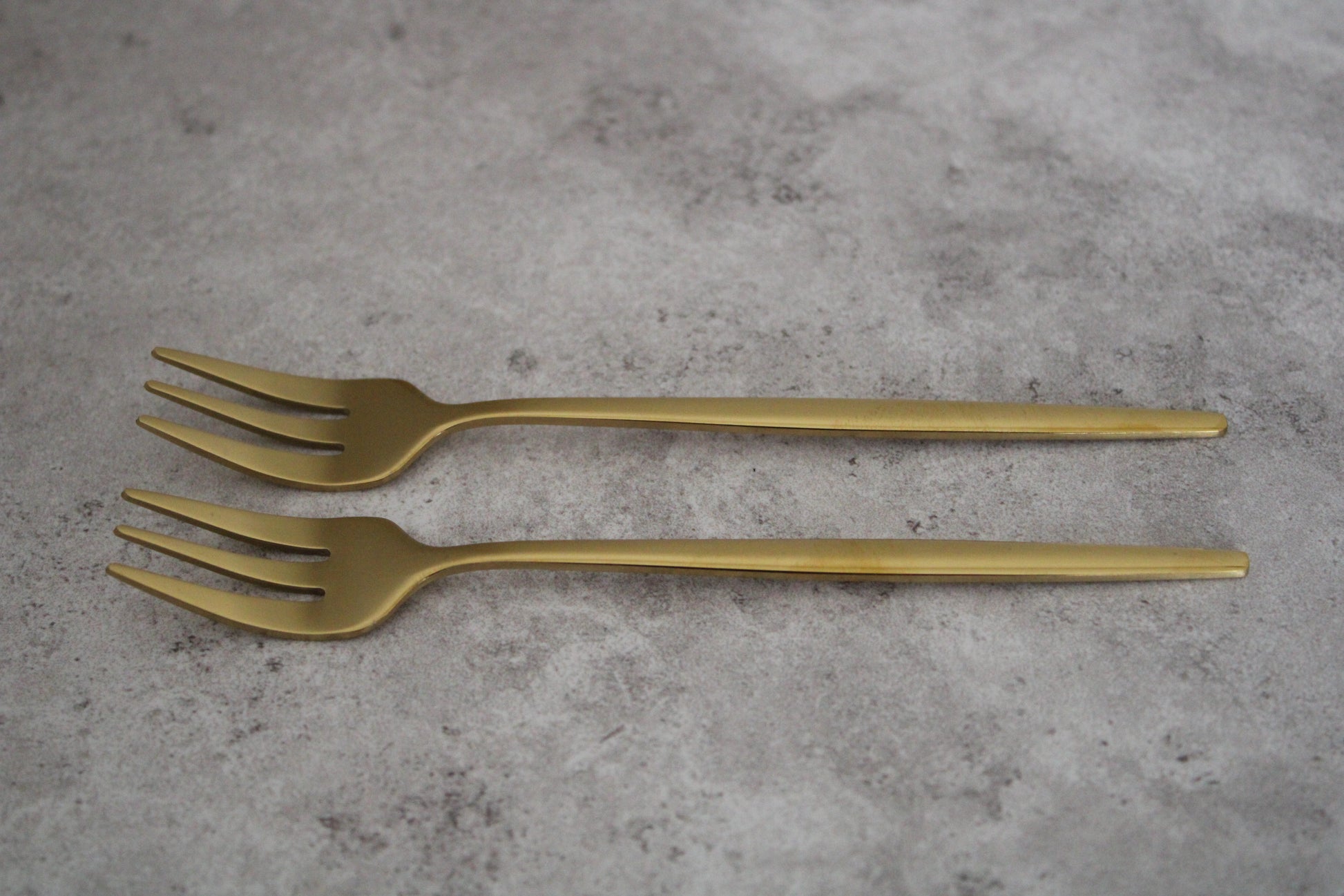 Gold Snack Forks - 13cm set of 2