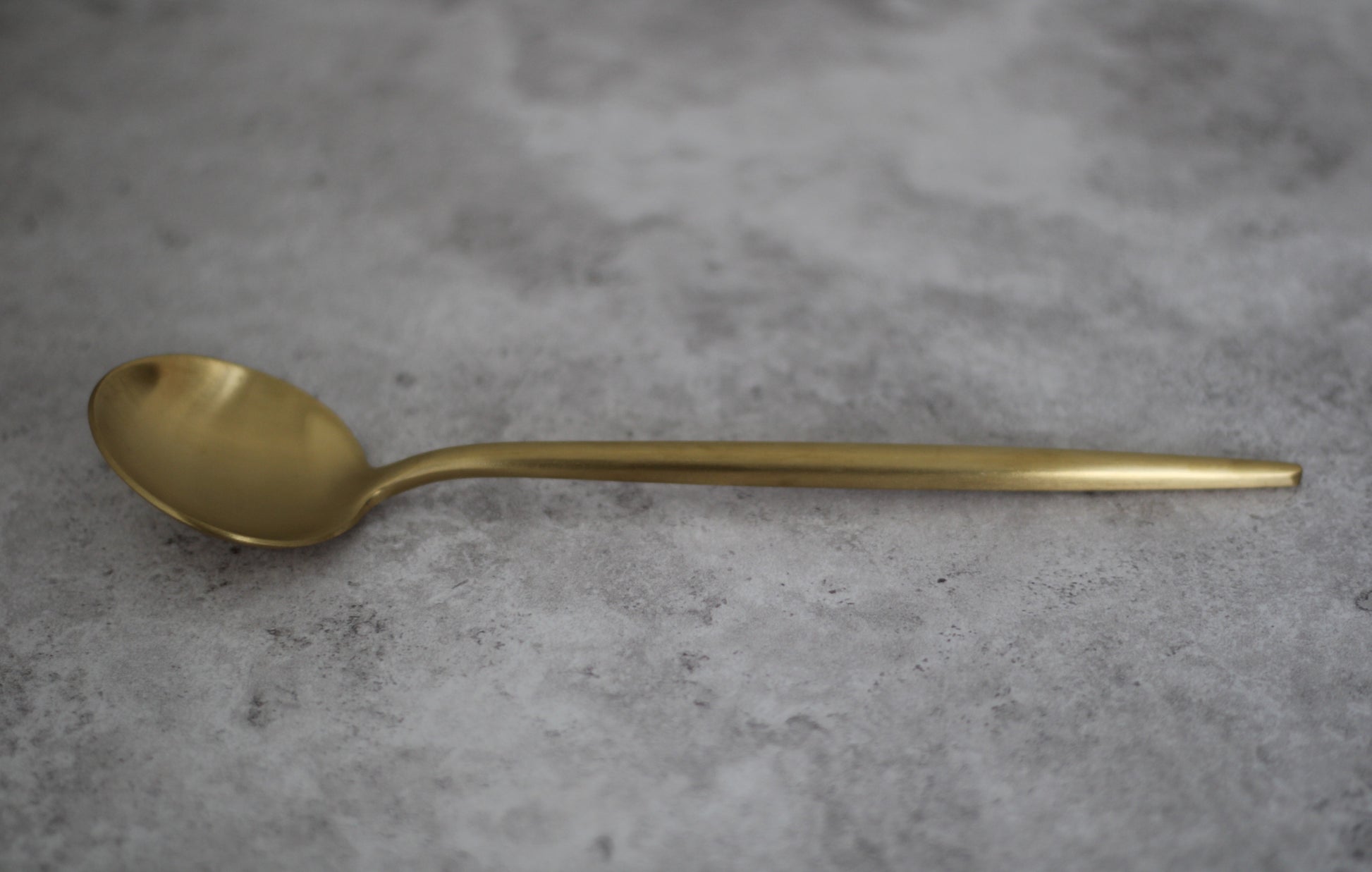 Gold Stainless Steel Serving Spoon 22x5cm