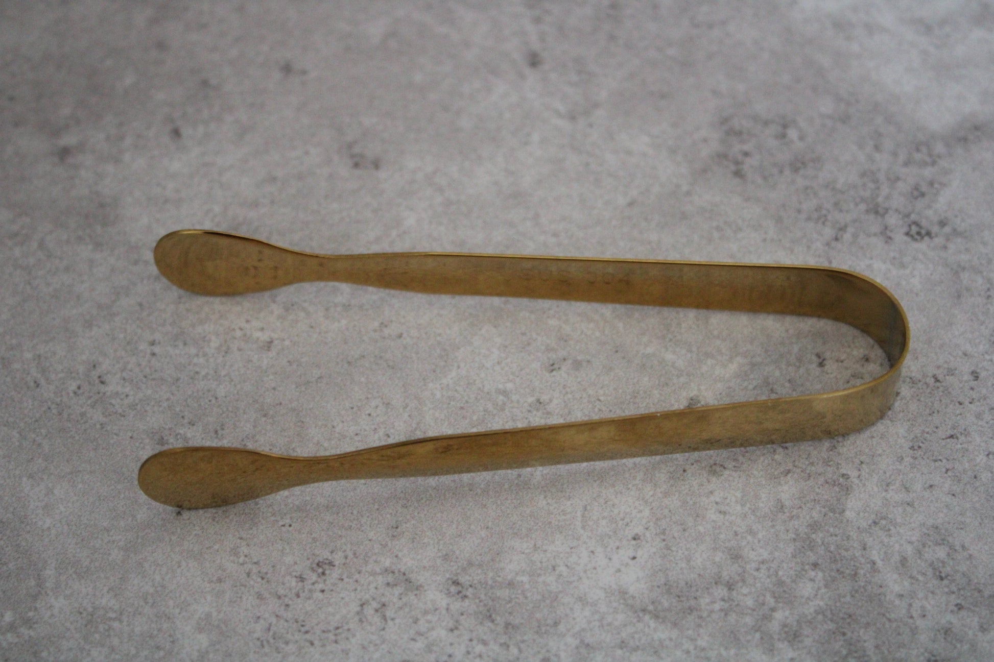 Gold Small Stainless Steel Serving Tongs - 11cm