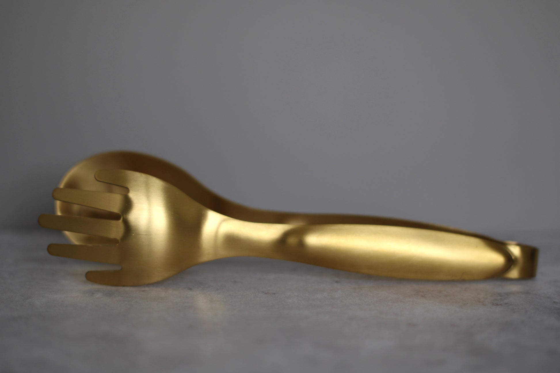 Gold Stainless Steel Serving Tongs - 20cm
