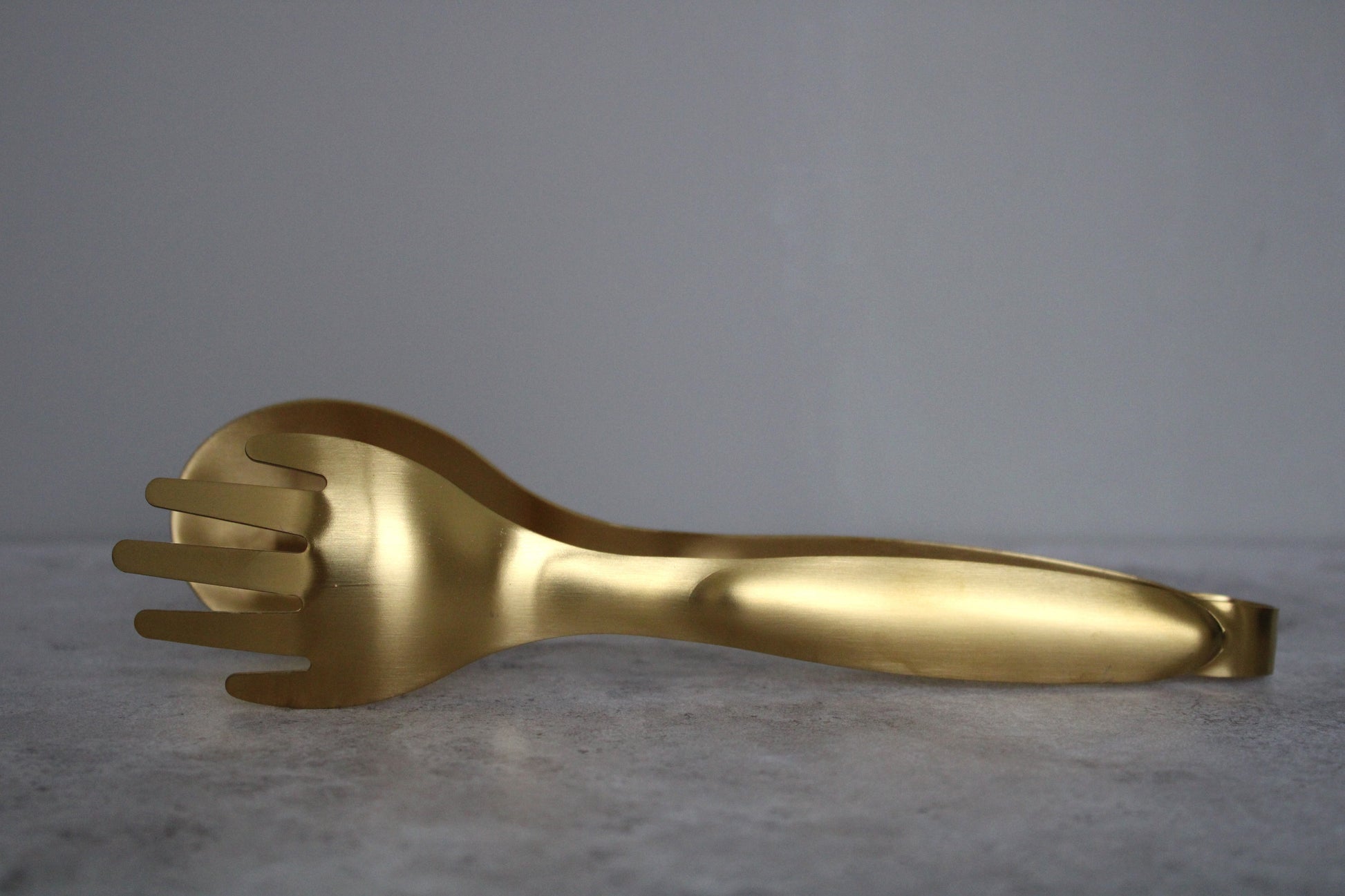 Gold Stainless Steel Serving Tongs - 20cm