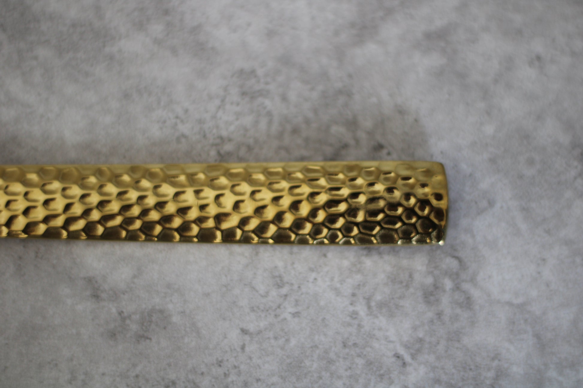 Stainless Steel Gold Textured Ladle - Extra Large - 30x8cm