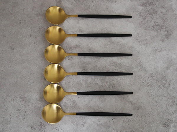 BLACK & GOLD STAINLESS STEEL