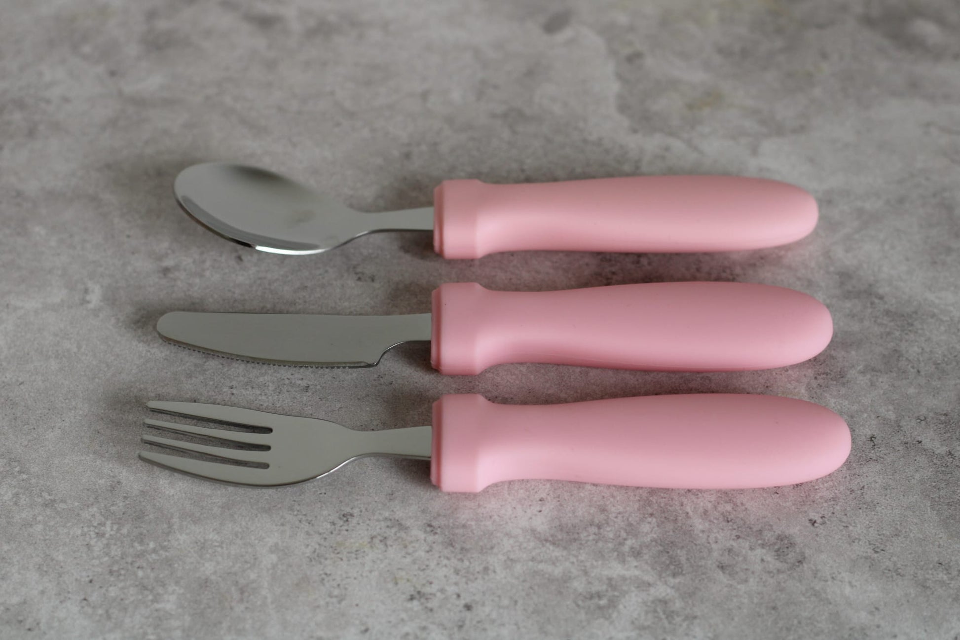 Blush Pink Children's 3 piece cutlery set