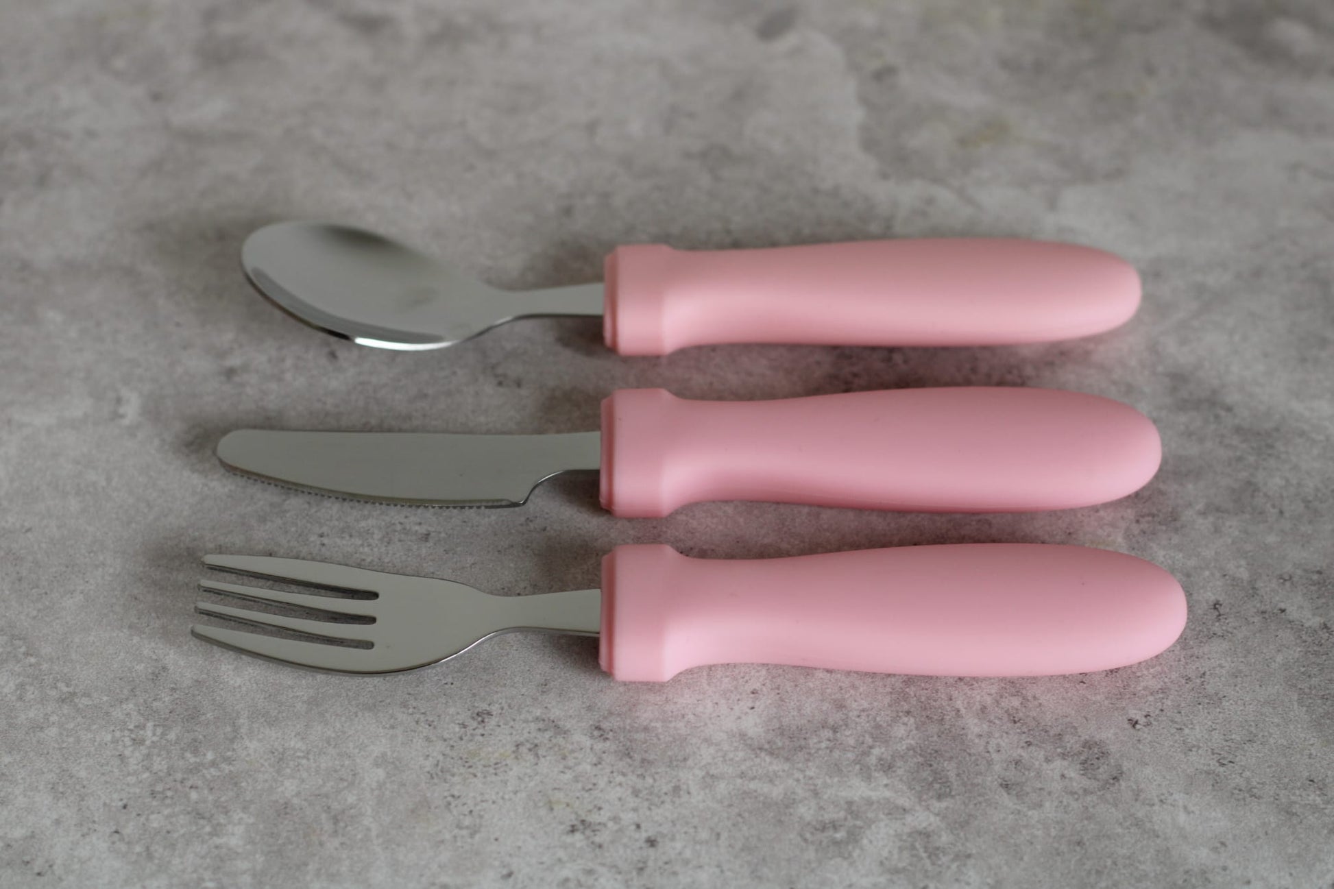 Blush Pink Children's 3 piece cutlery set