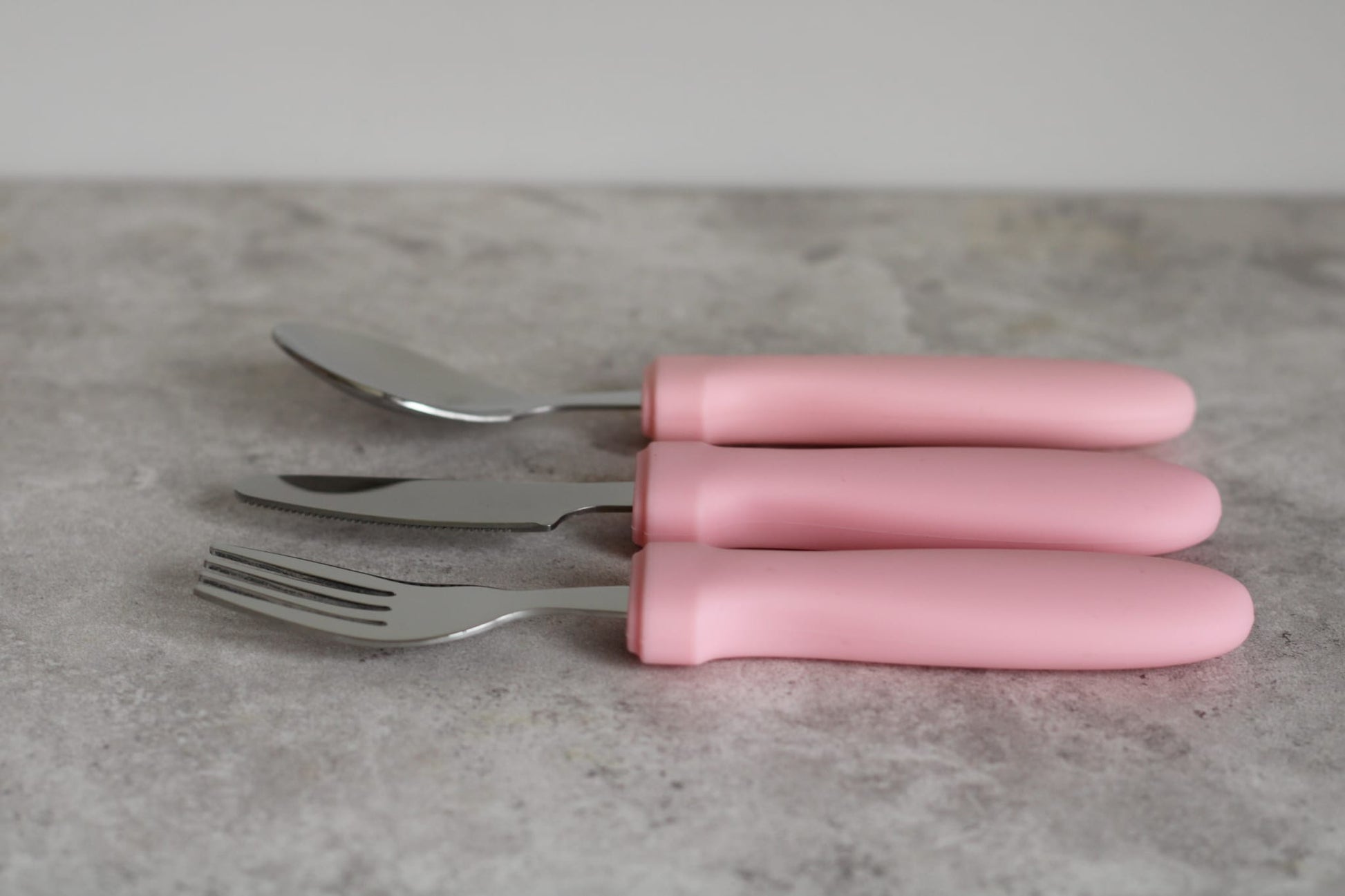 Blush Pink Children's 3 piece cutlery set