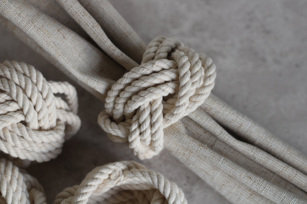 Rope Napkin Rings Set of 12