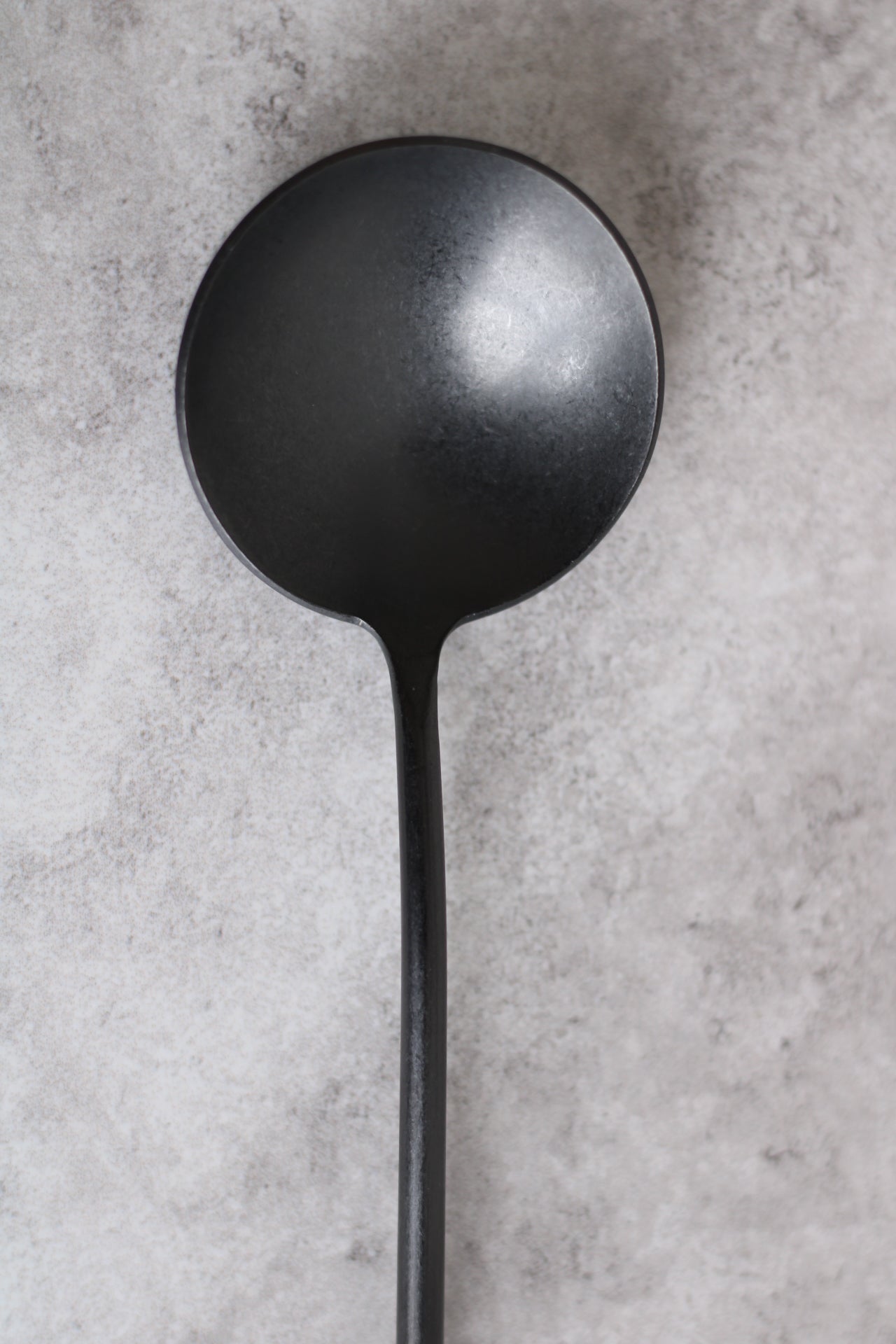 Black Premium Dip Spoon Stainless Steel - 18x4.5cm