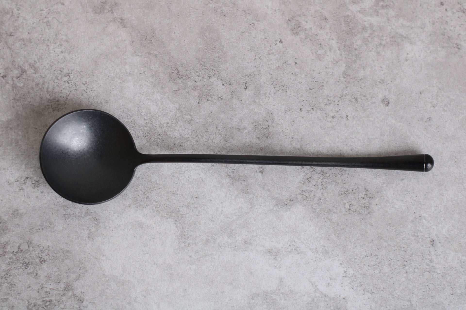Black Premium Dip Spoon Stainless Steel - 18x4.5cm