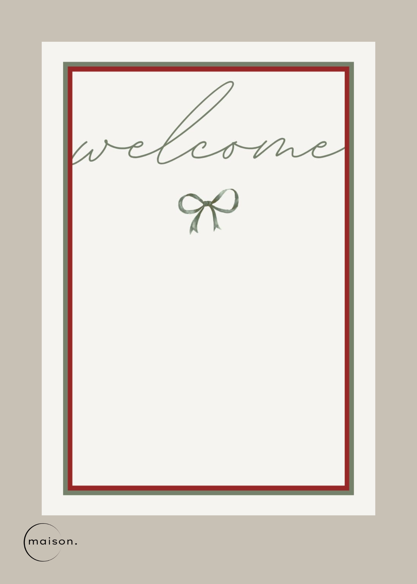Winter Border Name Place Cards | 30 Pack